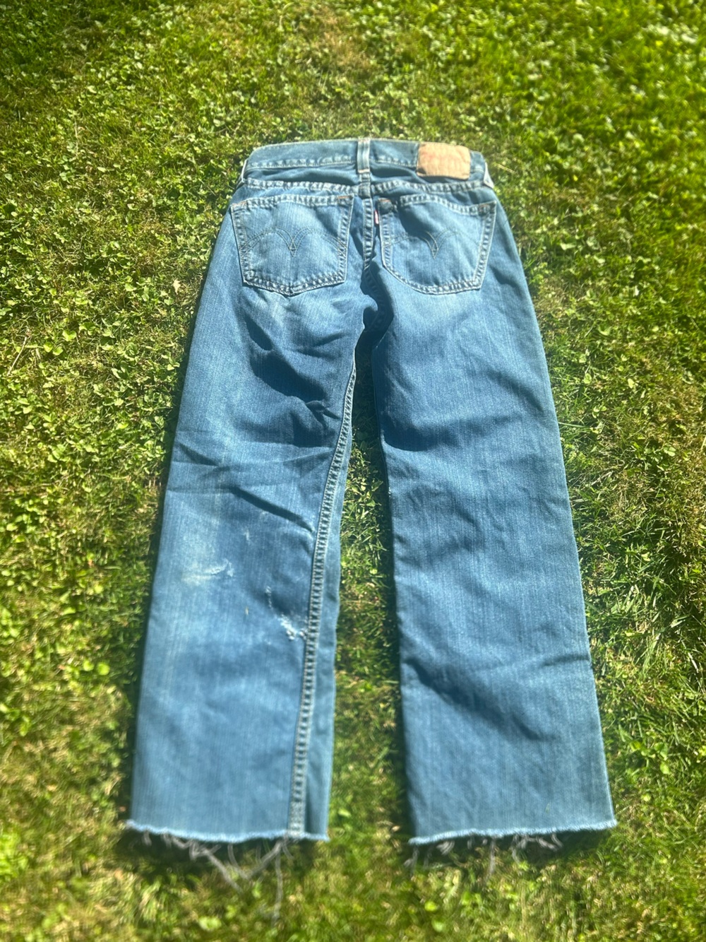 vintage Y2K-era Levi's "Type 1" (Real Loose) blue denim jeans